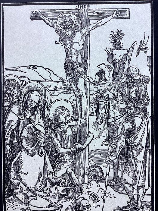 Albrecht Durer (1471-1528), after - Crucifixion, from the, Antiek en Kunst, Antiek | Boeken en Manuscripten