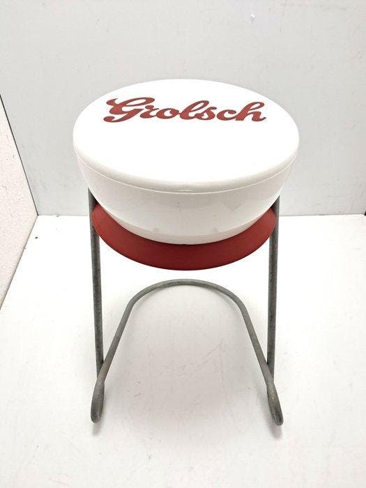 Grolsch - Table dappoint - Acier, Plastique, Antiquités & Art, Curiosités & Brocante