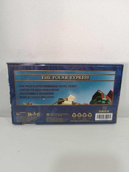 Polar Express - - Film rekwisiet Beperkte oplage goudverguld, Collections, Cinéma & Télévision