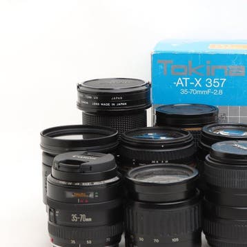 Nikon, Canon, Tokina, Konica Minolta Mystery box DSLRs