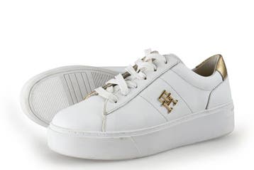 Tommy Hilfiger Sneakers in maat 37 Wit, Kleding | Dames, Verzenden, Wit, Zo goed als nieuw, Sneakers