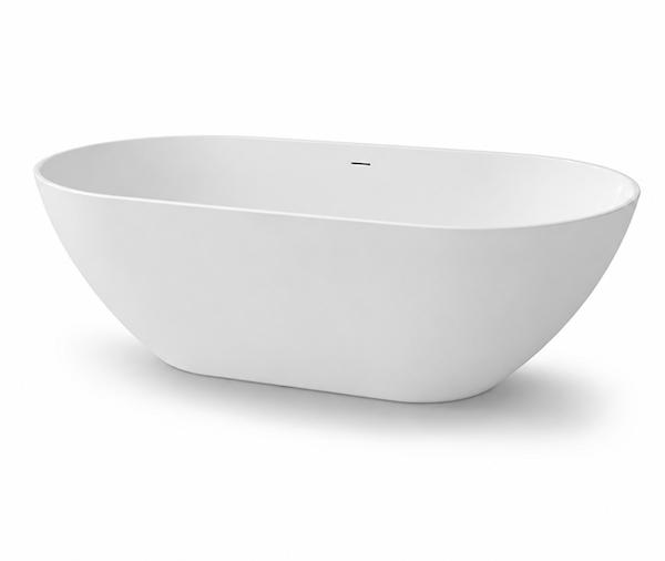 SALE - SALE - Stockholm 150 - Mat wit - Vrijstaand bad  -, Doe-het-zelf en Bouw, Sanitair, Nieuw, Ophalen of Verzenden