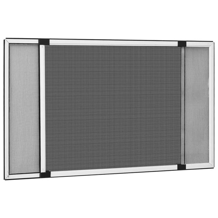 vidaXL Raamhor uitschuifbaar (75-143)x50 cm wit, Doe-het-zelf en Bouw, Deuren en Vliegenramen, Nieuw, Verzenden