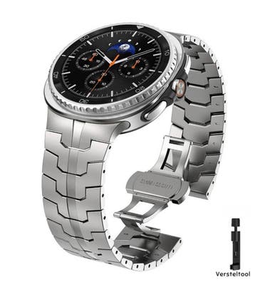 DrPhone Metalen Horlogeband – RVS – Compatibel met Samsung, Bijoux, Sacs & Beauté, Montres connectées, Verzenden