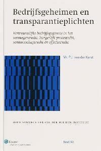 Bedrijfsgeheimen en transparantieplichten 9789013041484, Verzenden, Gelezen, P. van der korst