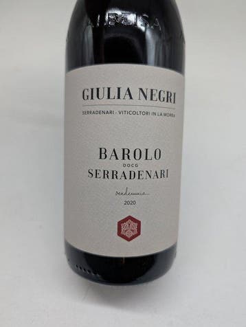 2020 Giulia Negri Serradenari - Barolo - 2 Flessen (0.75, Nieuw