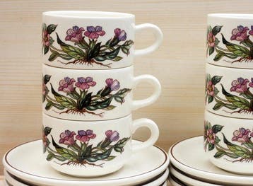 Villeroy & Boch - Kop en schotel (12) - mokka kop en schotel