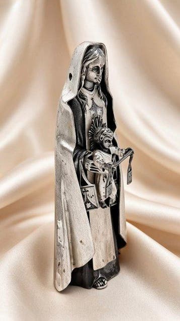 Figuur - Figura de Madre Divina en plata - Zilver