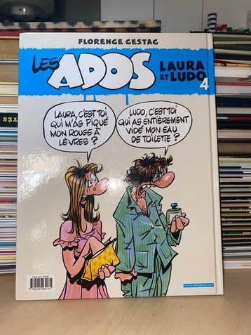 Les Ados T4 + dédicace - C - 1 Album - Eerste druk - 2010, Boeken, Stripverhalen, Nieuw