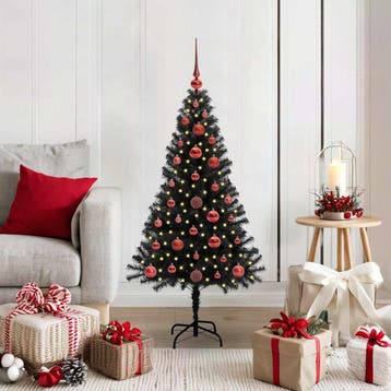 vidaXL Kerstboom Zwart 120 cm PVC, Verzenden, Nieuw