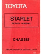 1978 TOYOTA STARLET CHASSIS WERKPLAATSHANDBOEK ENGELS