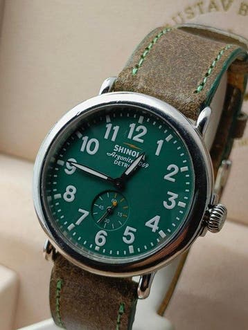 Shinola - Runwell Argonite Small Second - Zonder, Nieuw