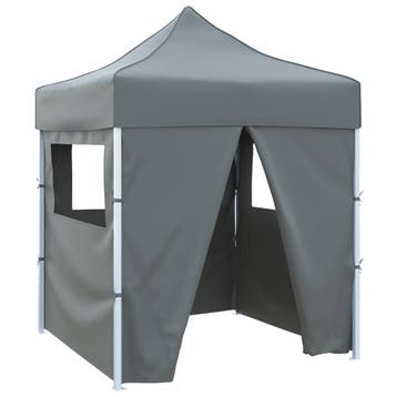 vidaXL Partytent 200 x 200 x 315 cm Antraciet Oxford Stof, Verzenden, Nieuw