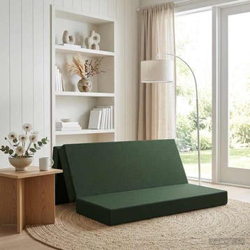 vidaXL Vouwbare Sofa Bed 180 x 67 x 45 cm Donkergroen, Verzenden, Nieuw