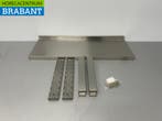 HCB acier inoxydable Etagère murale 80 x 30 cm Horeca, Verzenden