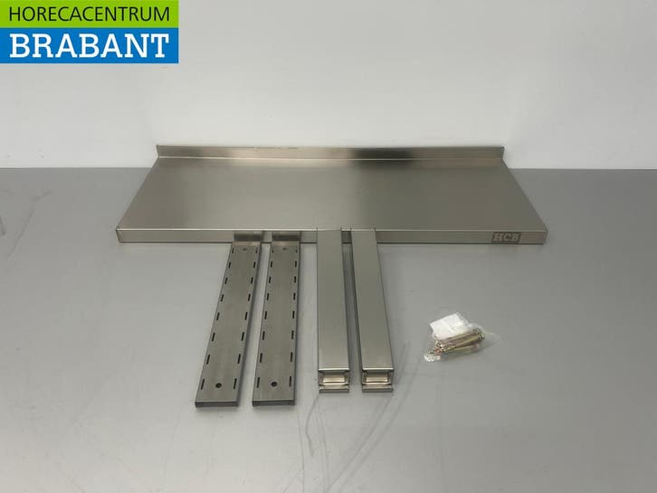 HCB acier inoxydable Etagère murale 80 x 30 cm Horeca, Articles professionnels, Horeca | Autre, Envoi