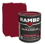 Rambo Pantserlak Deur en Kozijn Klassiek Rood 2.25L, Verzenden, Nieuw