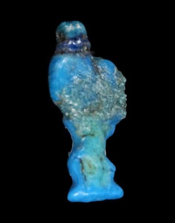 Oud-Egyptisch - Amulet van geglazuurde faïence - God Bes die