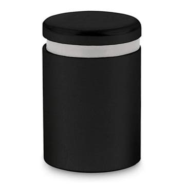Afstandhouder | RVS | Zwart (Mat) | Per Stuk | Ø25x25mm, Verzenden, Nieuw in verpakking