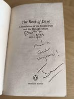 Will Self - Signed: The book of Dave - special dedication -
