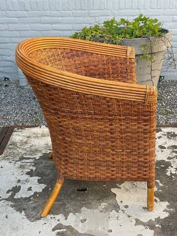 Fauteuil - roseau, Antiquités & Art