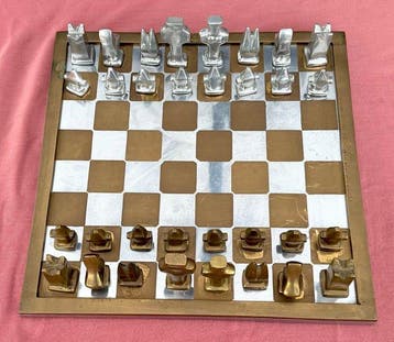 David Marshall - Jeu déchecs - Laiton, Aluminium