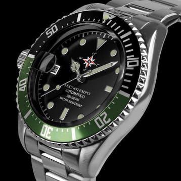 Tecnotempo - Automatic Divers 200M Left Crown- Special