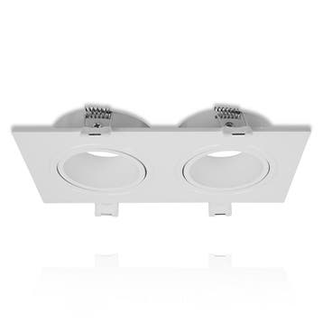 Duo - GU10 - armatuur - Greip - wit, Verzenden