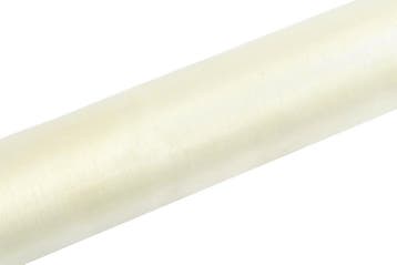 Wit Pastel Organza Stof 16cm 9m, Hobby en Vrije tijd, Verzenden, Nieuw