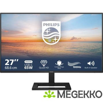 Philips 1000 series 27E1N1600AE/00 27  Quad HD 100Hz USB-C, Verzenden, Nieuw