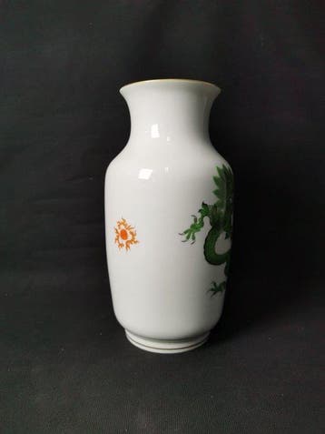 Meissen - Dragon Ming rosso - Vaso - H.30cm - 1.Wahl - XX, Antiek en Kunst