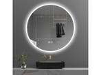 Veiling - 100x100 Rond Led spiegel instelbare kleurtemperatu, Nieuw