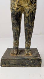 Antiek Khmer-stijl bronzen Vishnu-beeld in Bayon-stijl -