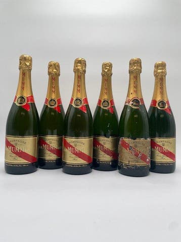G. H. Mumm, Cordon Rouge - Champagne Brut - 6 Flessen (0.75, Nieuw