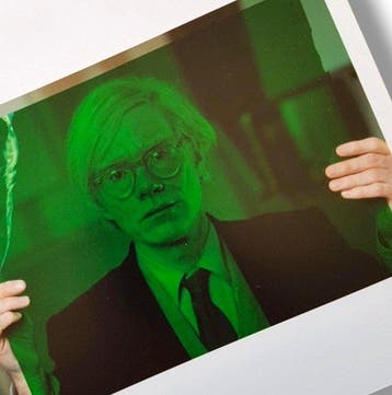 Thomas Hoepker - Andy Warhol in hisFactory. New York, 1981