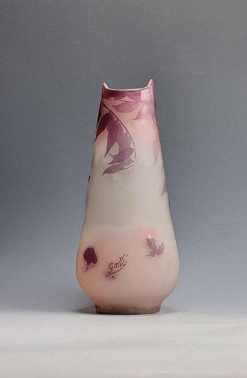 Emile Gallé - Vase - Verre - Art Nouveau