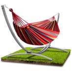Grote hangmat (220kg) | Staal | Premium | OP=OP, Tuin en Terras, Meerpersoons, Nieuw, Ophalen of Verzenden, Met standaard