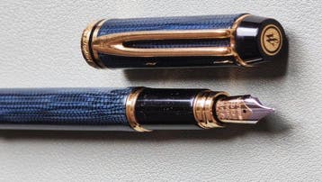Waterman - Waterman le man Rhapsody caviar blue - 18k nib -, Nieuw