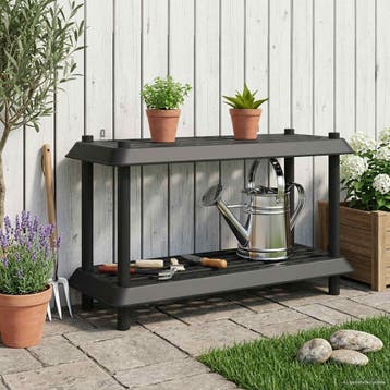 vidaXL Plankenunit 2-laags 100 x 40 x 55,5 cm PP, Verzenden