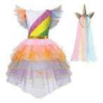 Prinsessenjurk - Unicorn jurk (3-delig) - Kleedje, Kinderen en Baby's, Verzenden, Nieuw