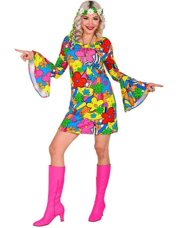 Hippie jurkje groovy style, Ophalen of Verzenden, Nieuw