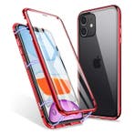 iPhone 12 Mini Magnetisch 360° Hoesje met Tempered Glass -, Verzenden, Nieuw
