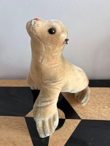 Steiff - Speelgoed XL zeehond ‘Robby’ - 1960-1970 -, Antiek en Kunst