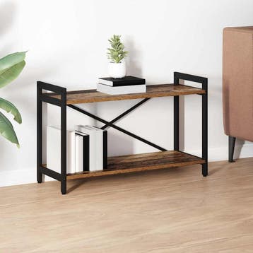 vidaXL Boekenplank 80 x 30 x 50 cm Bewerkt hout Oud hout, Verzenden