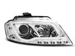 Audi A3 8P 2008-2012 Tube Chrome LED koplamp units, Verzenden, Nieuw, Audi