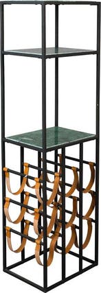 2dekans | Dutchbone Mil Wijnkast Marmer/ Metaal - Multi, Ophalen of Verzenden, Nieuw