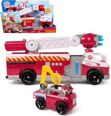 Paw Patrol Brandweerwagen 10 projectielen | Retour deal |..., Kinderen en Baby's, Speelgoed |Speelgoedvoertuigen, Verzenden, Zo goed als nieuw