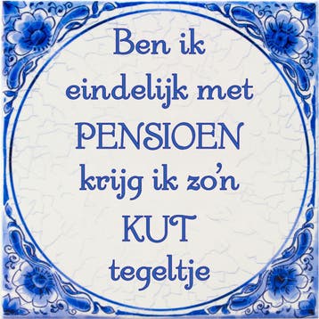 Delftsblauw Tegel Pensioen Kut 15cm, Maison & Meubles, Verzenden