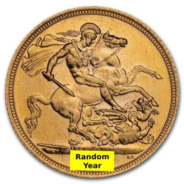 Verenigd Koninkrijk. British Gold Sovereign Queen Elizabeth, Postzegels en Munten