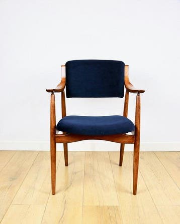 Lounge stoel - fauteuil - Beuken - Deense bureaustoel